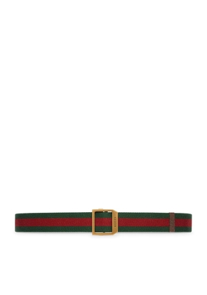 Gucci Web Stripe Belt