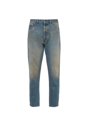 Prada Distressed Straight Jeans