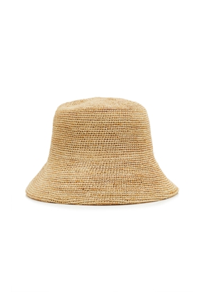 Lack of Color - Inca Raffia Bucket Hat - Neutral - M - Moda Operandi