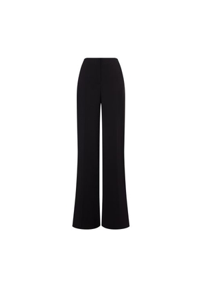 Stretch wool fabric trousers
