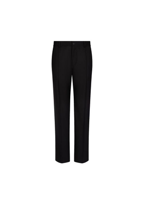 Tailored stretch wool pants