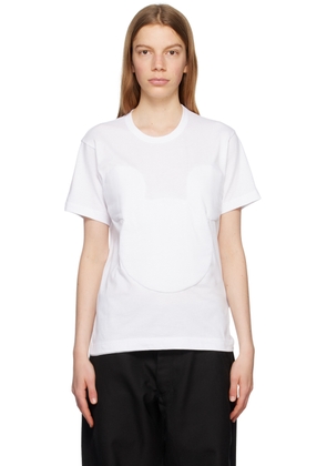 Comme des Garçons Shirt White Graphic T-Shirt