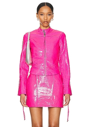 retrofete Brynn Jacket in Paradise Pink - Pink. Size L (also in M, S, XL, XS).