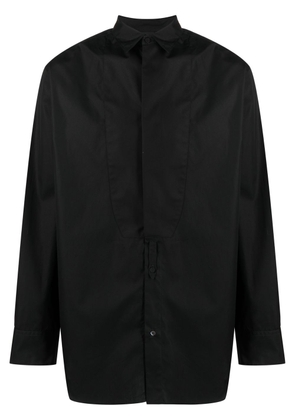 ASPESI long-sleeved cotton shirt - Black