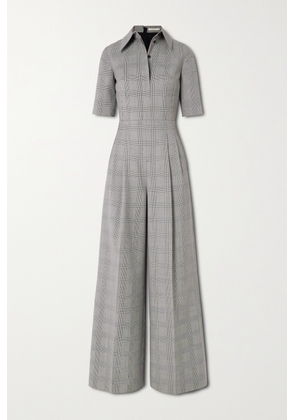 Emilia Wickstead - Elas Prince Of Wales Checked Wool Jumpsuit - Black - UK 6,UK 8,UK 10,UK 12,UK 14,UK 16