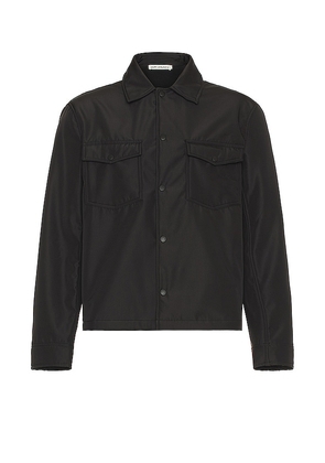 Our Legacy Evening Coach Jacket in Black. Size 46, 52.