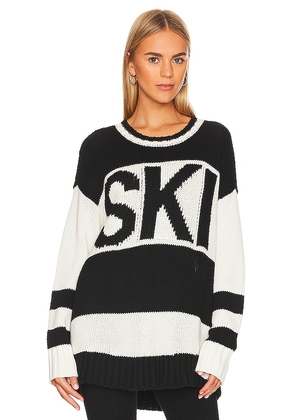 Show Me Your Mumu Ski In Sweater in Black,White. Size M, S, XL, XS.