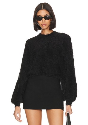 Show Me Your Mumu Vienna Sweater in Black. Size M, S, XL, XS.