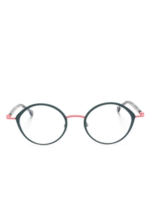 Face À Face Swing 1 round-frame glasses - Green