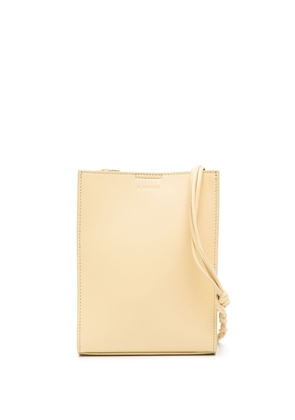 Jil Sander knotted leather crossbody bag - Yellow