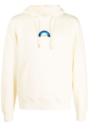 SANDRO x Wrangler logo-embroidered hoodie - Neutrals