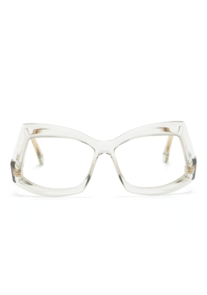 Cazal 5005 geometric-frame glasses - Neutrals