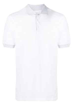 Brunello Cucinelli classic cotton polo shirt - White
