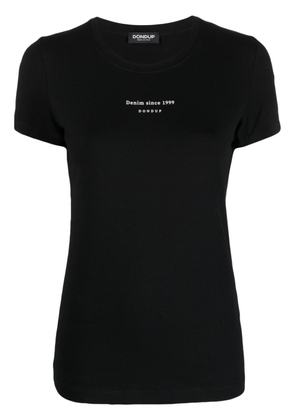 DONDUP logo-print round-neck T-shirt - Black