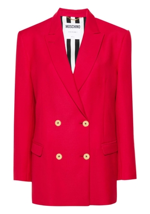 Moschino double-breasted blazer - Red