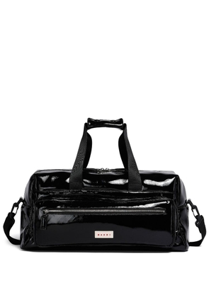 Marni Bey patent-leather duffle bag - Black