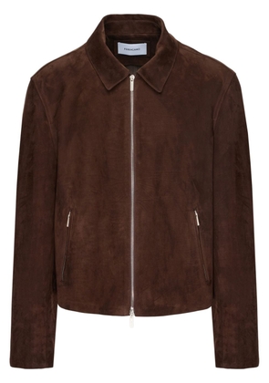 Ferragamo Nubuck blouson jacket - Brown