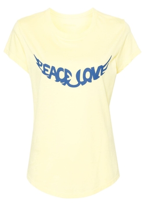 Zadig&Voltaire Woop wings-motif T-shirt - Yellow