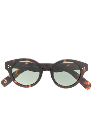 Moscot Grunya round sunglasses - Brown