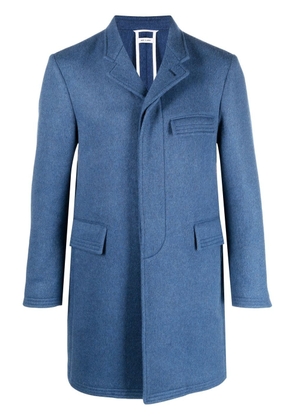 Thom Browne Chesterfield single-breasted coat - Blue