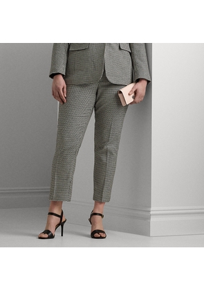 Curve - Houndstooth Twill Cropped Trouser