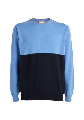 Johnstons Of Elgin Cashmere Colour-Block Sweater