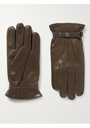 Hestra - Jake Wool-Lined Leather Gloves - Men - Brown - 8