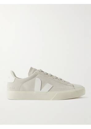 Veja - Campo Leather-Trimmed Suede Sneakers - Men - White - EU 40