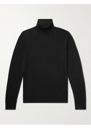 The Row - Elam Slim-Fit Wool Rollneck Sweater - Men - Black - S