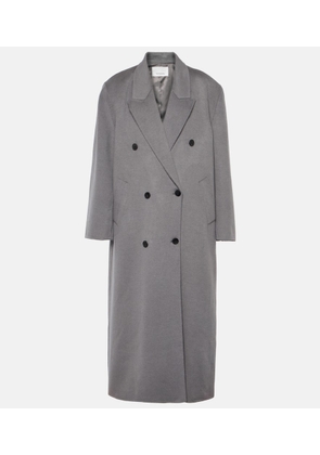 The Frankie Shop Gaia double-breasted wool-blend coat