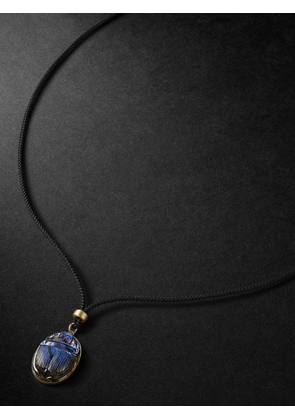 Jacquie Aiche - Gold, Labradorite and Cord Necklace - Men - Blue
