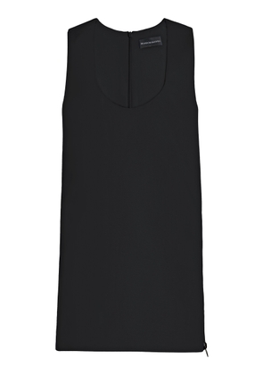 Brandon Maxwell - Ava Scoop-Neck Wool-Blend Mini Dress - Black - US 4 - Moda Operandi