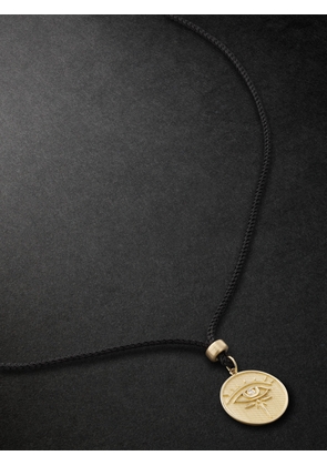 Jacquie Aiche - Gold, Diamond and Cord Pendant Necklace - Men - Gold