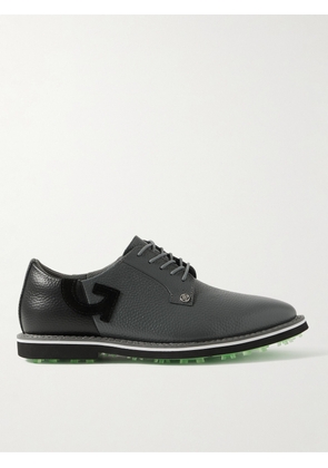 G/FORE - Gallivanter Suede-Trimmed Pebble-Grain Leather Golf Shoes - Men - Gray - US 8