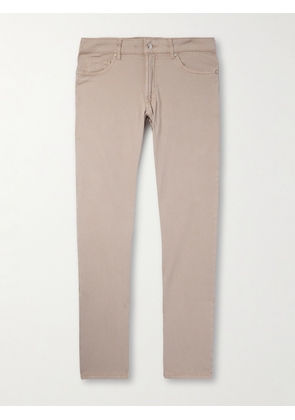 Peter Millar - Wayfare Slim-Fit Stretch-TENCEL™ and Cotton-Blend Twill Trousers - Men - Neutrals - UK/US 30