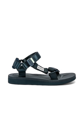 Suicoke DEPA Cab Sandals in Navy - Black. Size 10 (also in 11, 12).