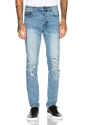 Ksubi Chitch Skinny Jean in Philly Blue - Blue. Size 28 (also in 30, 31, 32).