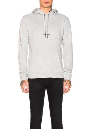 Saint Laurent Hoodie in Grey - Gray. Size L (also in M, S, XL, XS).