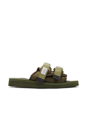Suicoke Moto CAB in Olive - Green. Size 10 (also in 11, 12, 7).