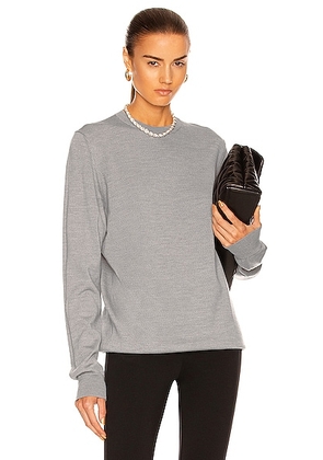 WARDROBE.NYC Sweater in Grey - Grey. Size L (also in S, XS, XXS).