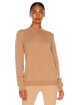 WARDROBE.NYC Sweater in Camel - Tan. Size L (also in ).
