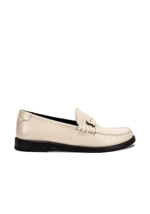 Saint Laurent Le Loafer in Pearl - Ivory. Size 35 (also in 35.5, 36, 36.5, 37, 37.5, 38, 38.5, 39, 39.5, 40, 40.5, 41, 42).