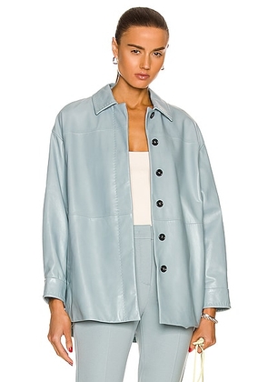 Max Mara Olivi Shirt in Light Blue - Baby Blue. Size 2 (also in ).