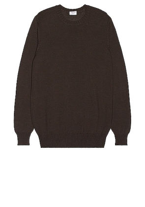 Ghiaia Cashmere Cotton Crewneck in Military - Army. Size S (also in ).