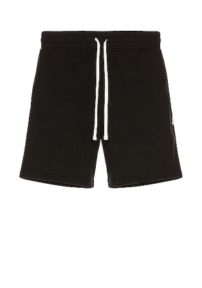 Reigning Champ Reigning 6 Champ Sweatshort in Black - Black. Size L (also in S, XL/1X).