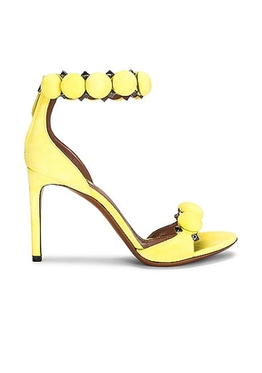 ALAÏA La Bombe 90 Sandal in Jaune Citron - Yellow. Size 38.5 (also in ).