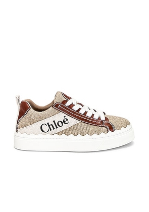 Chloe Lauren Sneakers in White & Brown - Neutral. Size 35 (also in 37).