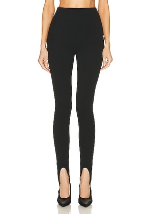 BALMAIN High Waisted Stretch Skinny Pant in Noir - Black. Size 36 (also in ).