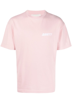 MOUTY logo-print T-shirt - Pink