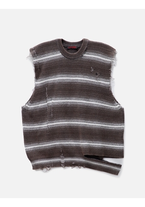 Bleach Striped Sweater Vest
